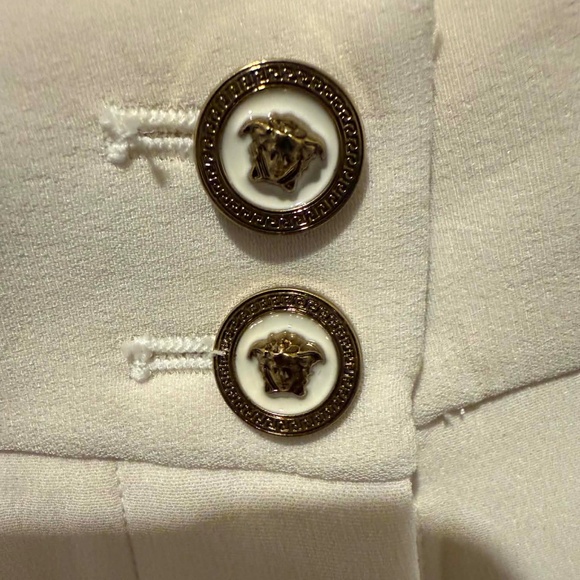 Authentic 2017 Versace Tribute - High Waisted Tailored Slim Trousers - Picture 1 of 5